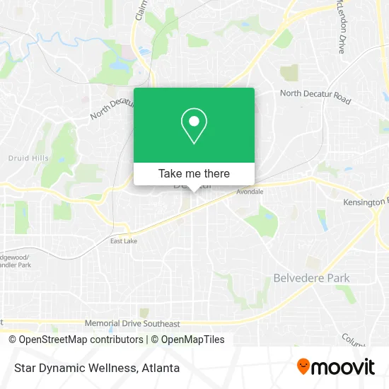 Star Dynamic Wellness map