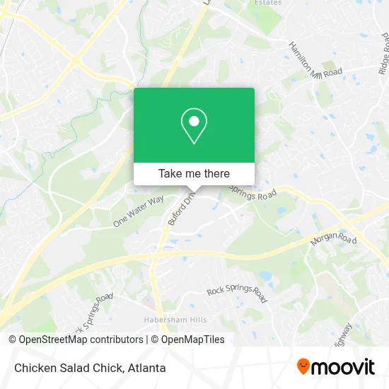 Chicken Salad Chick map