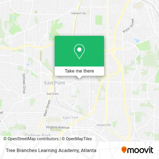 Tree Branches Learning Academy map