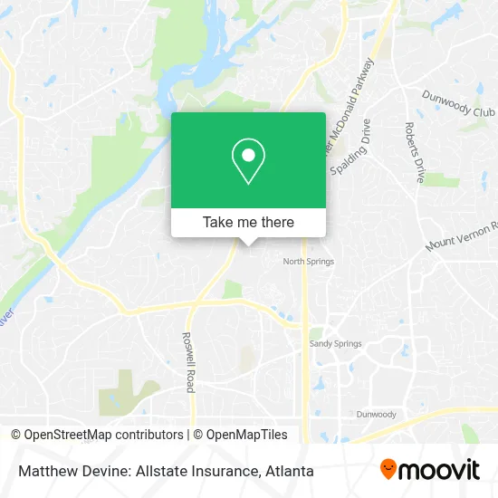 Matthew Devine: Allstate Insurance map