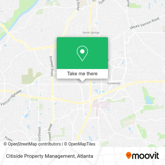 Citiside Property Management map