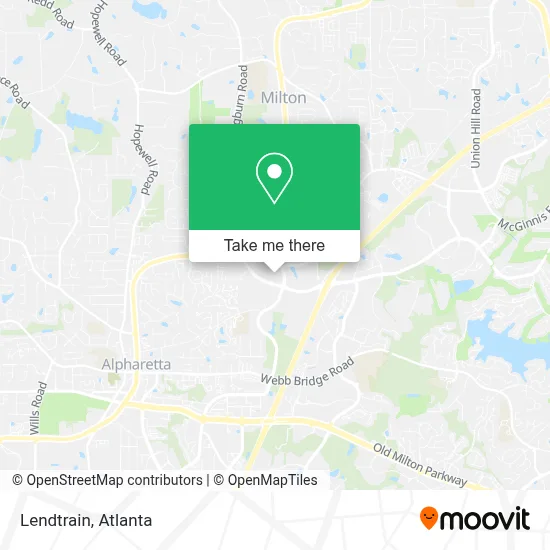 Lendtrain map