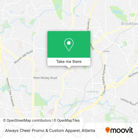 Always Cheer Promo & Custom Apparel map