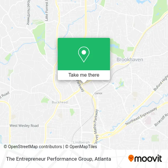 The Entrepreneur Performance Group map