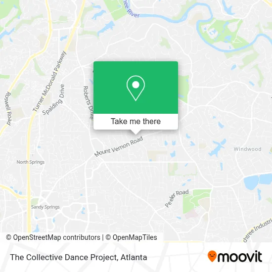 The Collective Dance Project map