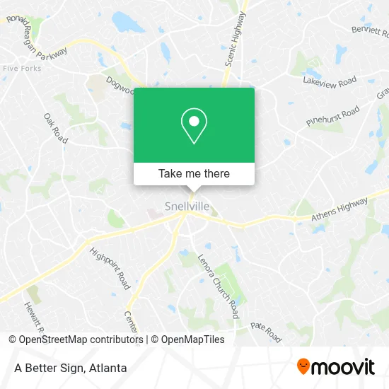A Better Sign map