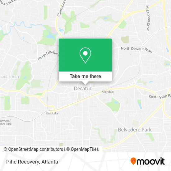 Pihc Recovery map