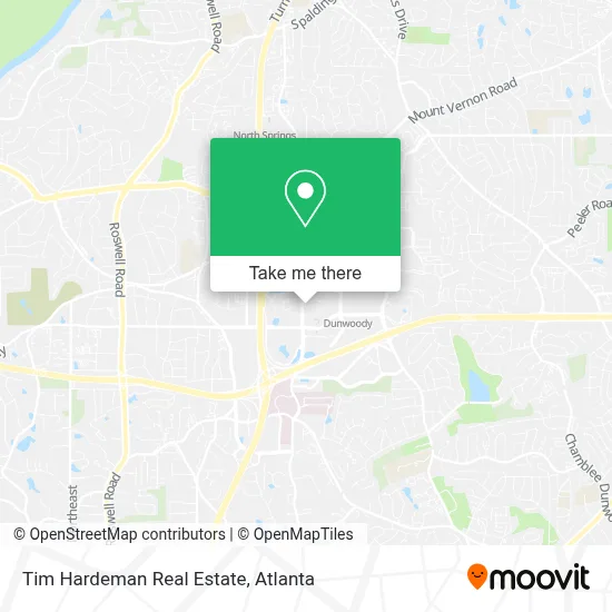 Tim Hardeman Real Estate map