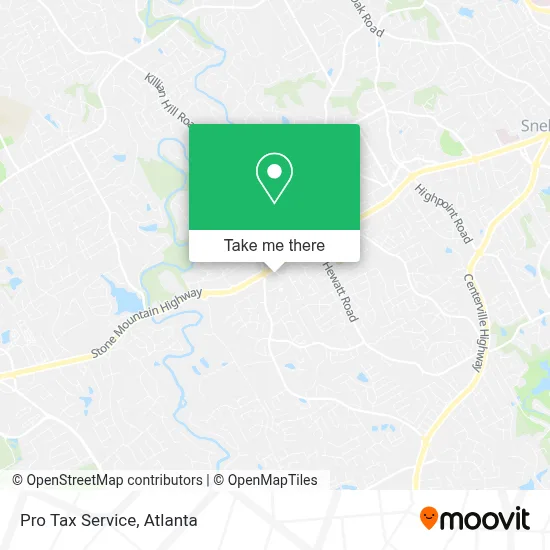 Pro Tax Service map