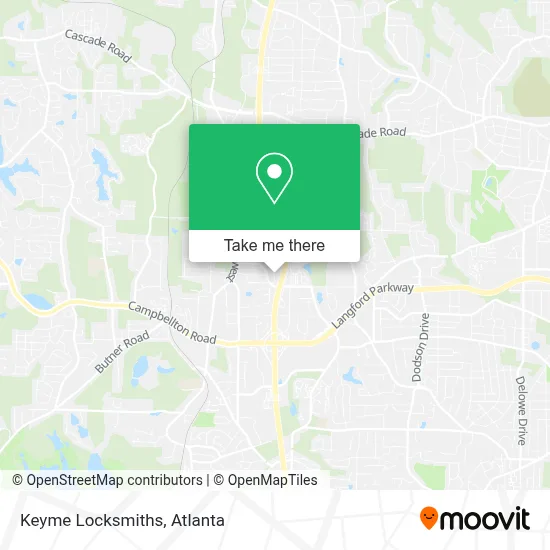 Keyme Locksmiths map