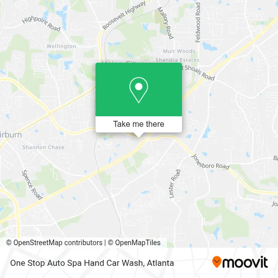 One Stop Auto Spa Hand Car Wash map