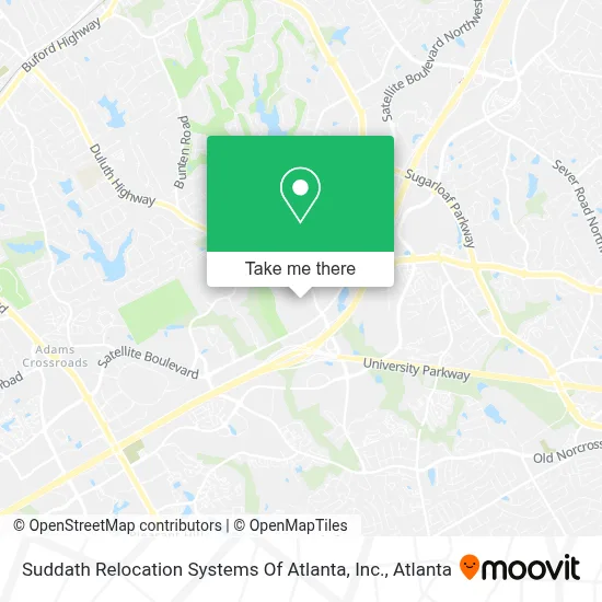 Suddath Relocation Systems Of Atlanta, Inc. map