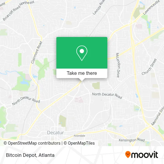 Bitcoin Depot map