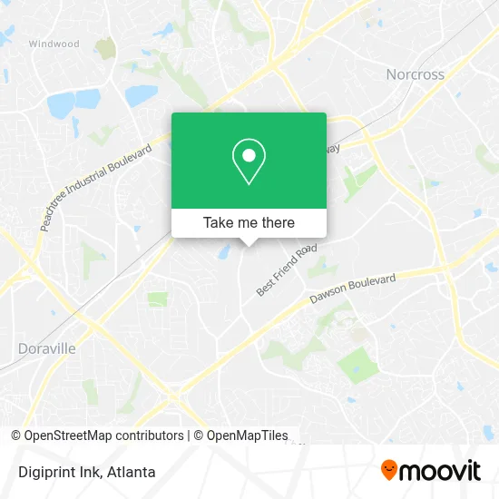 Digiprint Ink map