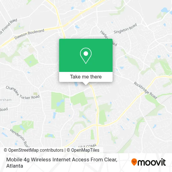 Mobile 4g Wireless Internet Access From Clear map