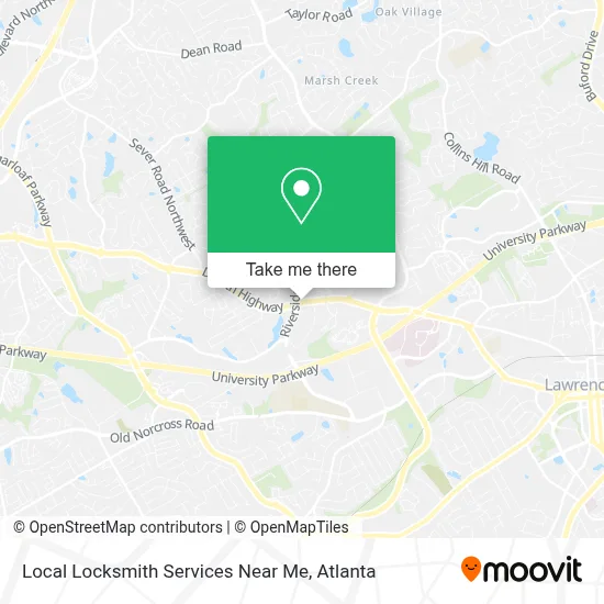 Local Locksmith Services Near Me map
