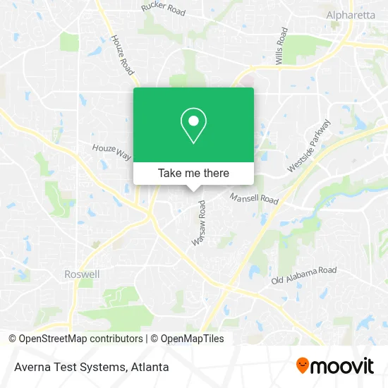 Averna Test Systems map