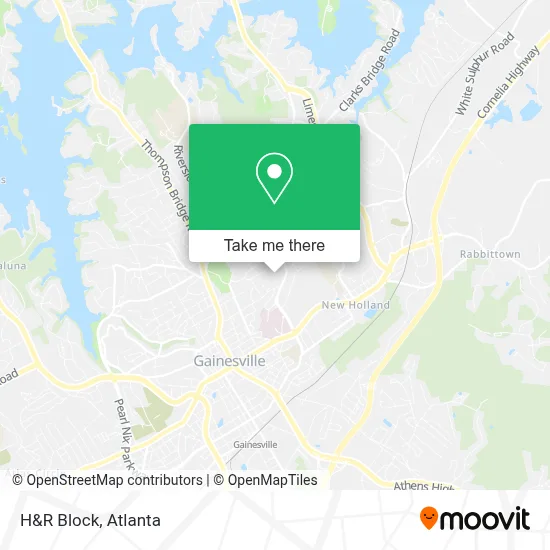 H&R Block map