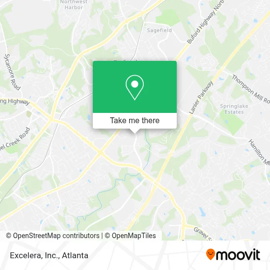 Excelera, Inc. map
