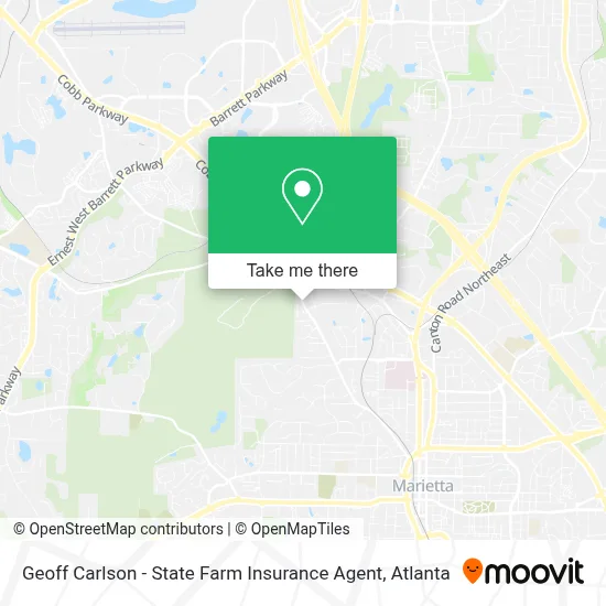 Geoff Carlson - State Farm Insurance Agent map