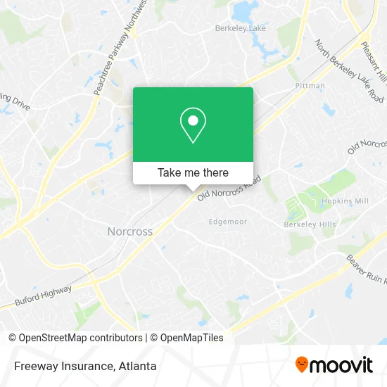 Freeway Insurance map
