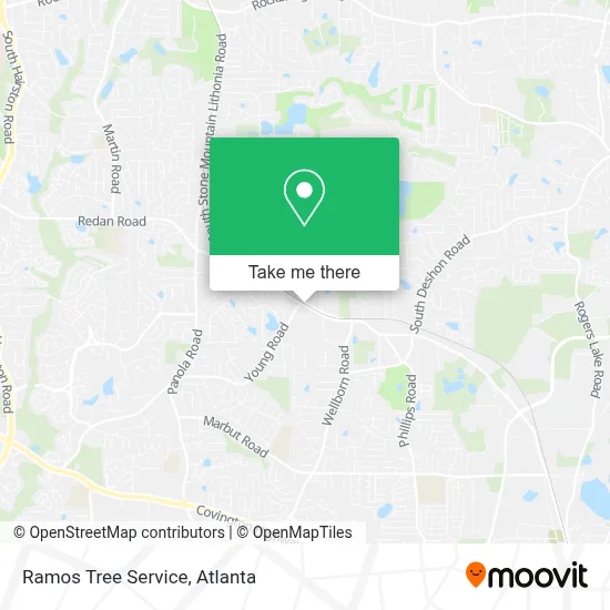 Ramos Tree Service map