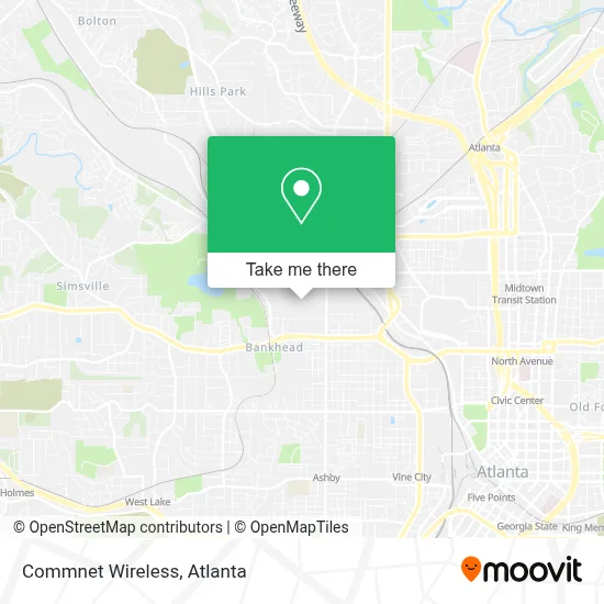 Commnet Wireless map