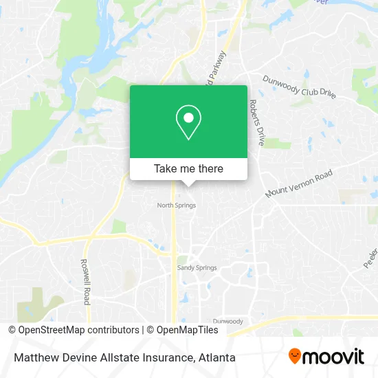 Matthew Devine Allstate Insurance map