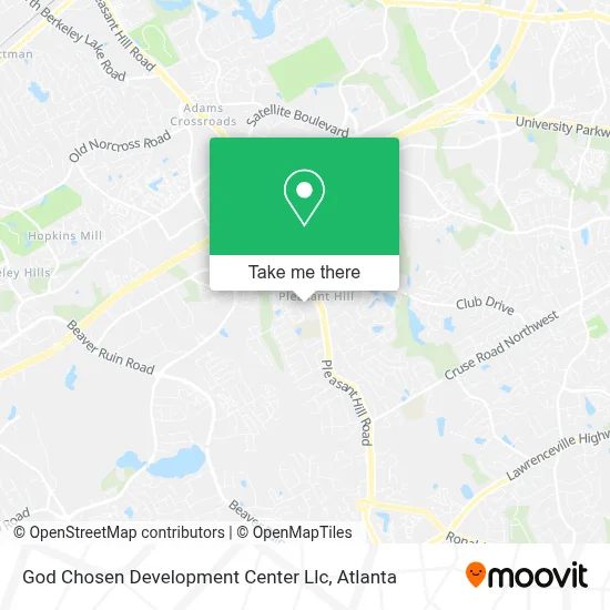 God Chosen Development Center Llc map