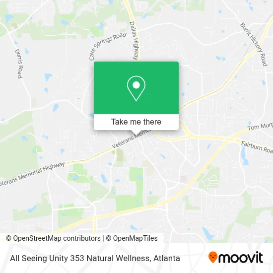 All Seeing Unity 353 Natural Wellness map