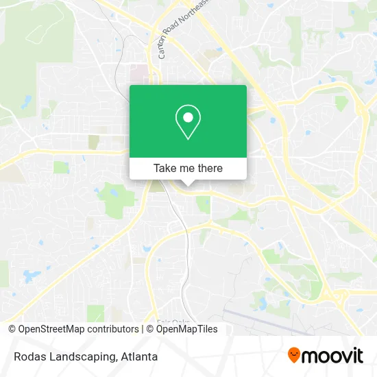 Rodas Landscaping map