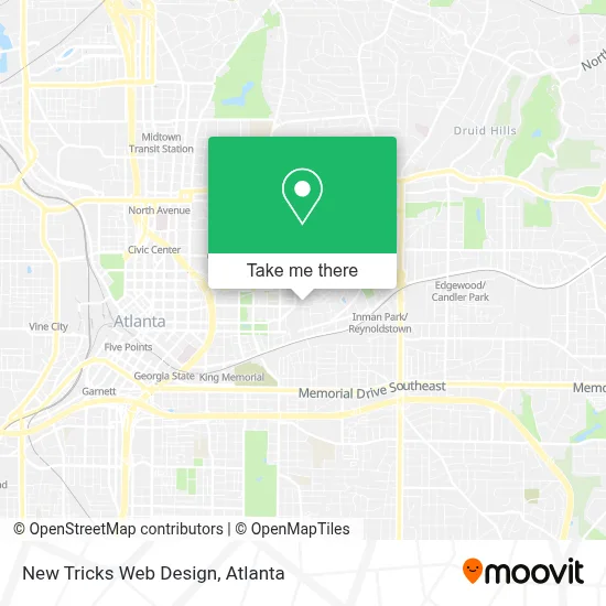 New Tricks Web Design map