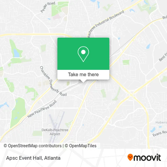 Apsc Event Hall map