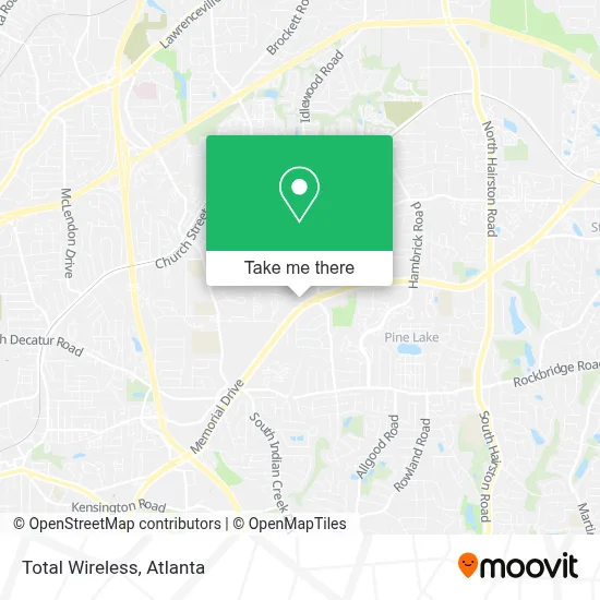 Total Wireless map
