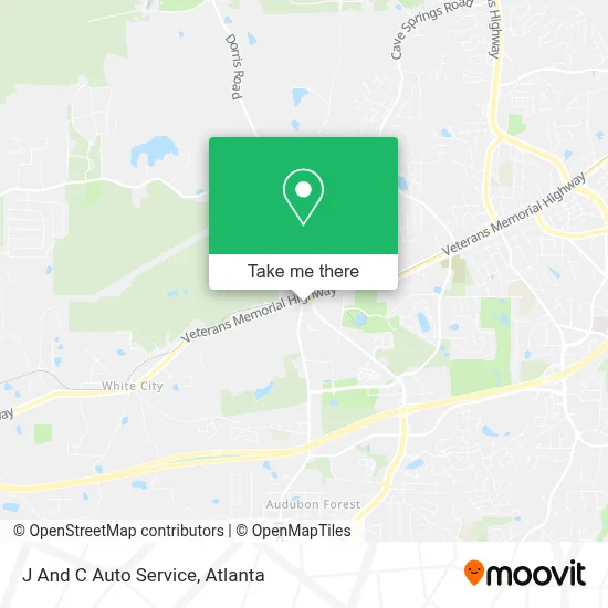 J And C Auto Service map
