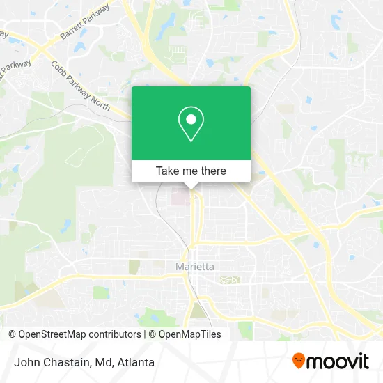 John Chastain, Md map