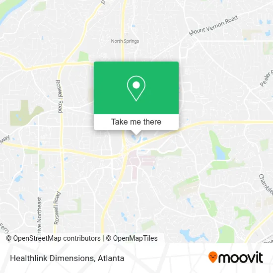 Healthlink Dimensions map