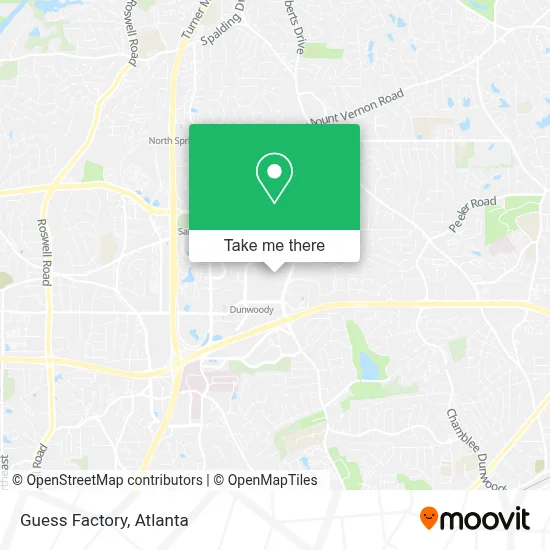 Guess Factory map
