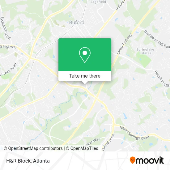 H&R Block map