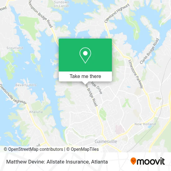 Matthew Devine: Allstate Insurance map