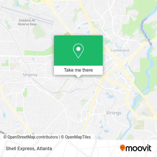 Shell Express map