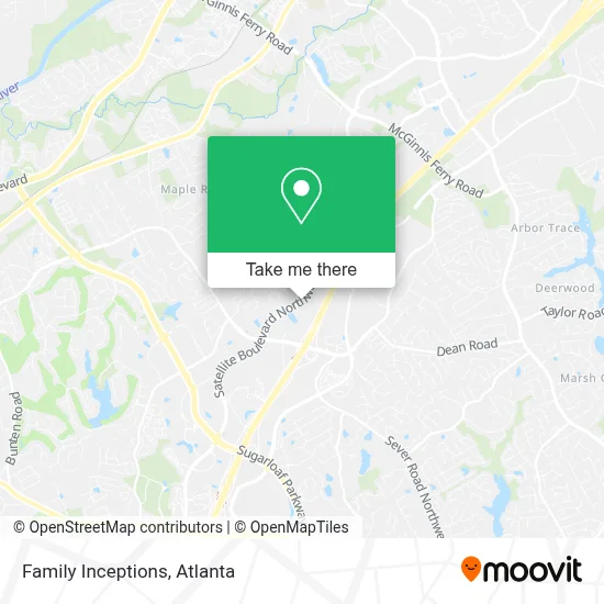 Family Inceptions map