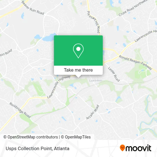 Usps Collection Point map