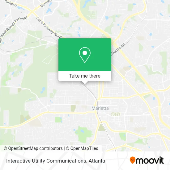 Interactive Utility Communications map