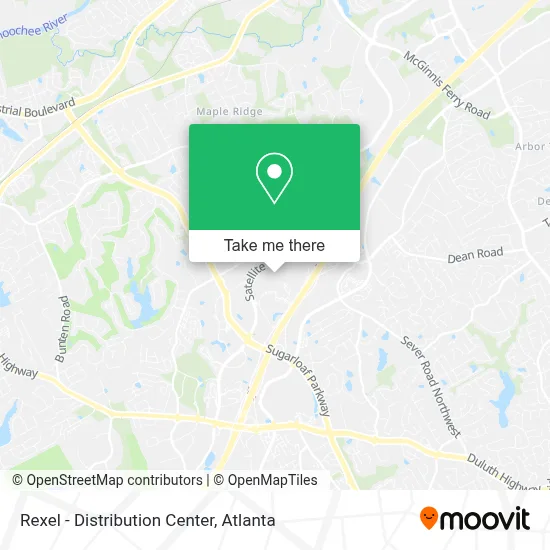 Rexel - Distribution Center map