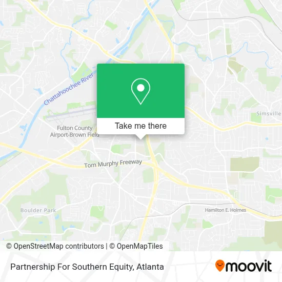 Partnership For Southern Equity map