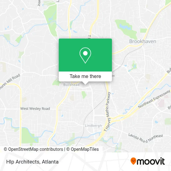Hlp Architects map