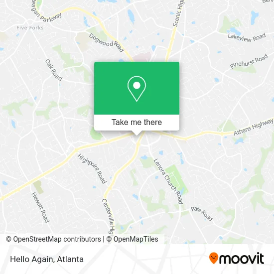 Hello Again map