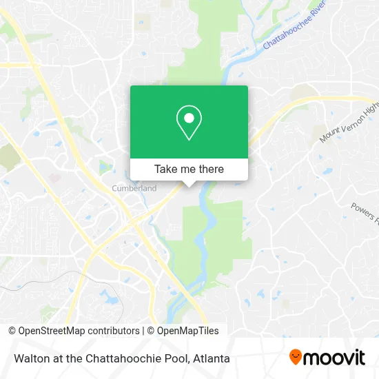 Walton at the Chattahoochie Pool map