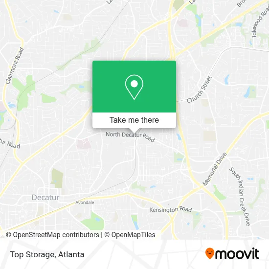 Top Storage map